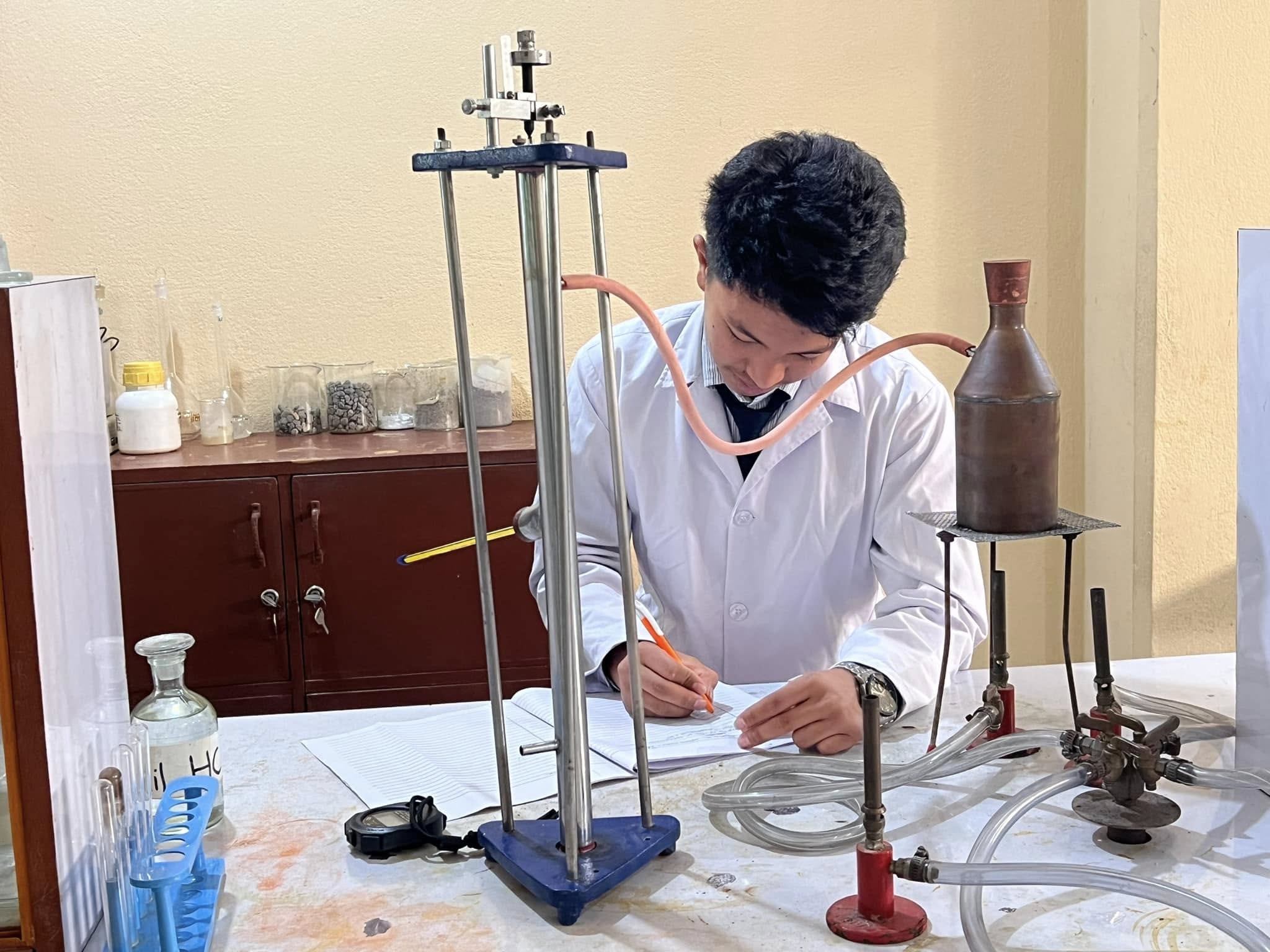 Students in Science Lab